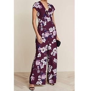 anthropologie // yumi kim floral cutout jumpsuit